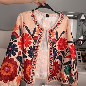 Floral Embroidered Jacket